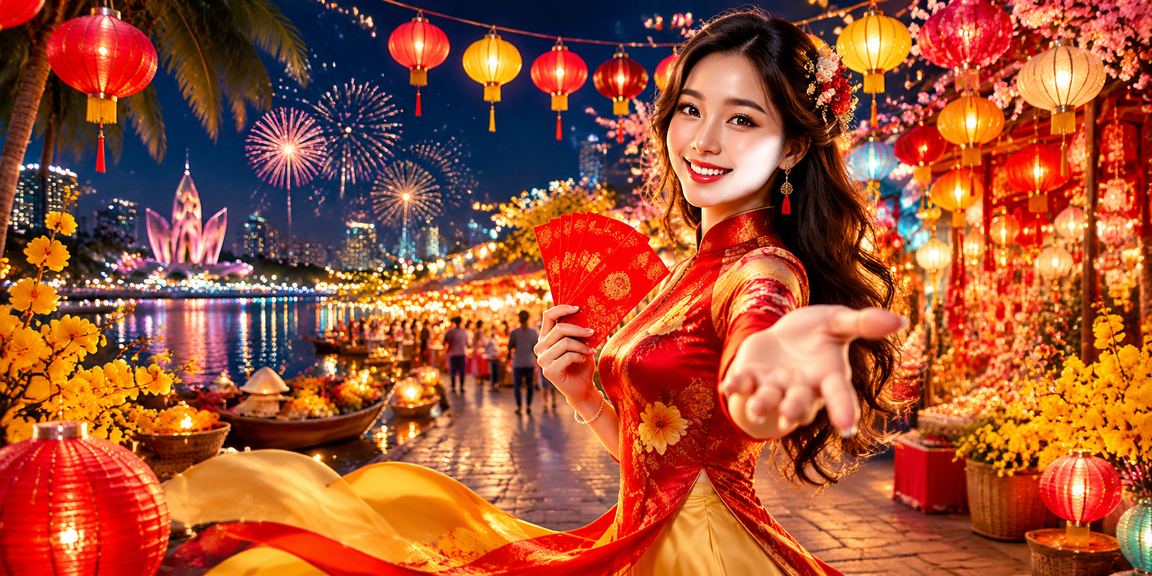 Người dùng tại Nha Trang nhận thưởng đỏ qua di động tại chợ đêm